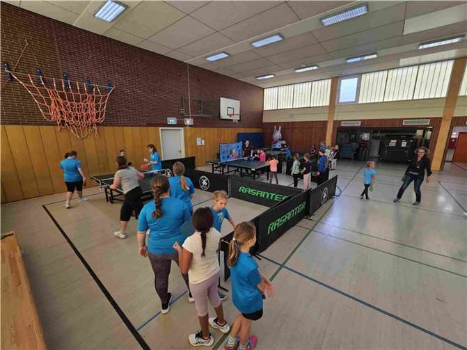 Kurz vor den Herbstferien veranstaltete der TTC Buschhoven e.V. zum ersten Mal in seiner Vereinsgeschichte einen „Girlsday“. Foto: privat