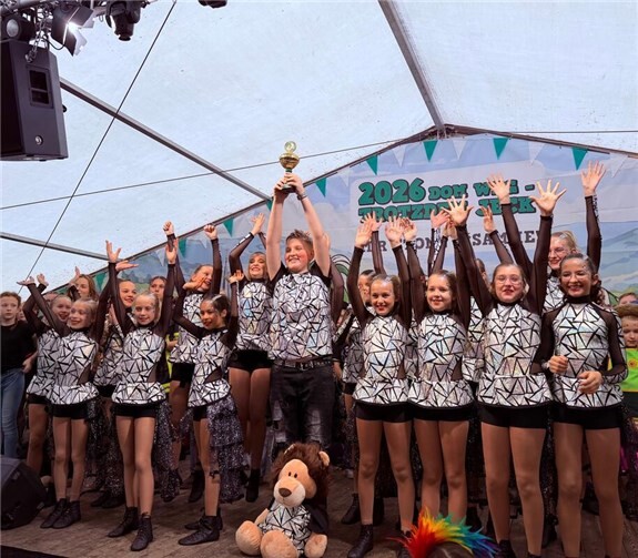 L.A. Dance Explosion aus Lantershofen triumphiert beim Ahrtal Gardetreffen.  Foto: privat