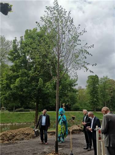 LAGA-Maskottchen Ahrvin wachte über das Geschehen. Foto: DU