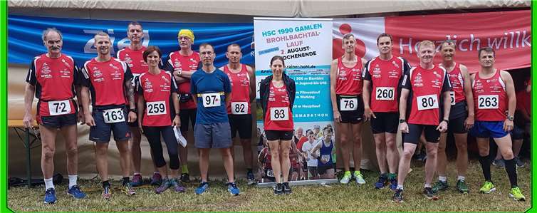 LG-Gruppe beim Schafberglauf. Es fehlen N. Olbermann und S. Johann.Fotos: privat