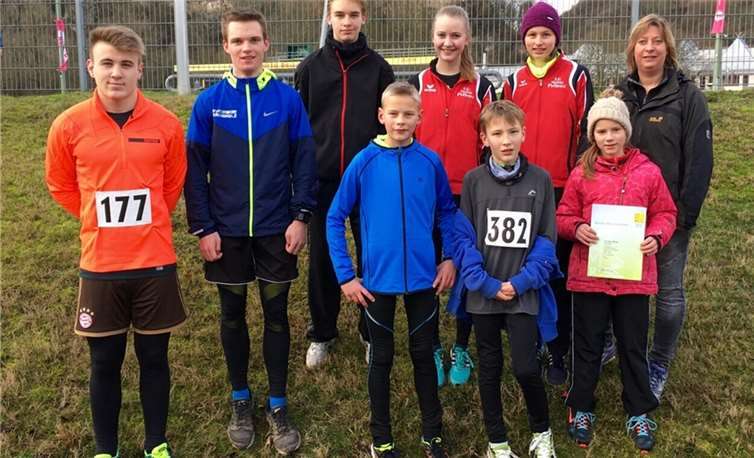LG Maifeld-Athleten bei den Bezirks-Cross-Meisterschaften in Koblenz.privat