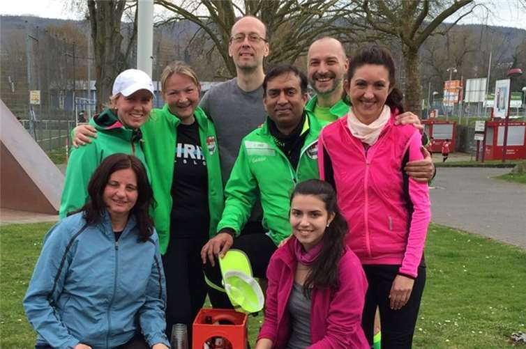 Läufer des TV Urbar und des Laufkurses gemeinsam beim Sommerzeitlauf.privat
