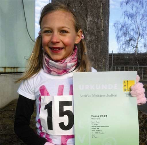 Läuferin Laura Kuhn. privat