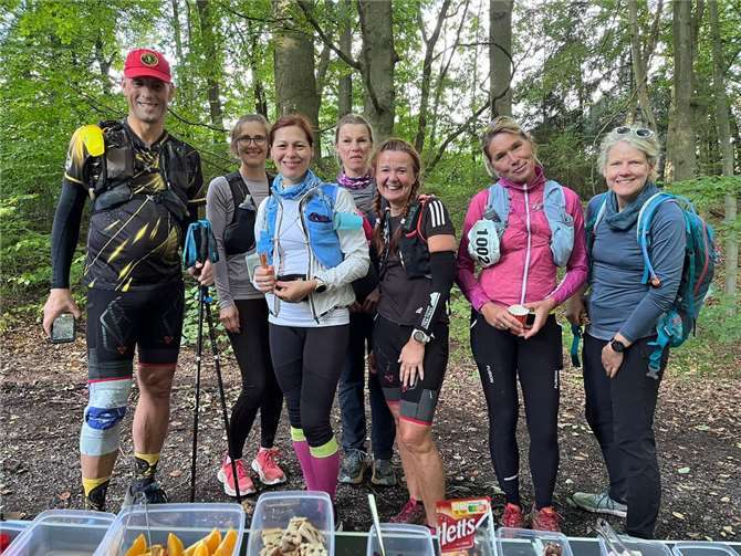 Läuferinnen und Läufer auf der Unfug Ultra Strecke.  Foto: privat