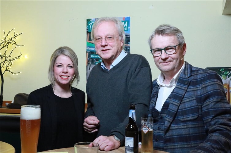 Lana Horstmann und Rene Heinersdorff bei Talk im Turm.  Foto: w.steinmetz