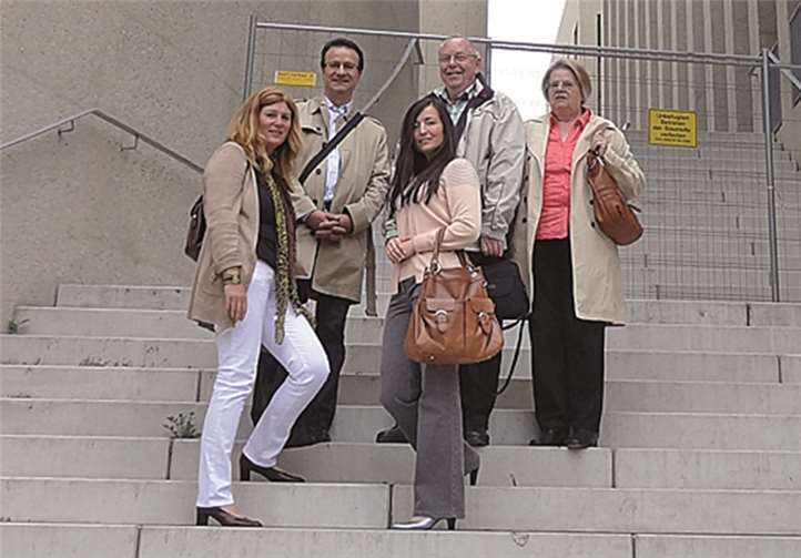 Landesbeauftragte für Integration Andrea Oosterdyk, Miguel Vicente, Migrationsbeiratsvorsitzende Dilorom Jacka, Ehepaar Woidtke.privat