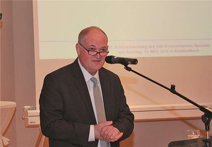 Landesverbandsvorsitzender Willi Jäger.