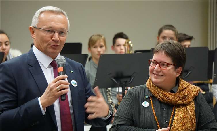 Landrat Achim Hallerbach versprach sich zukünftig für eine bessere Vernetzung regionaler Produkte einzusetzen.