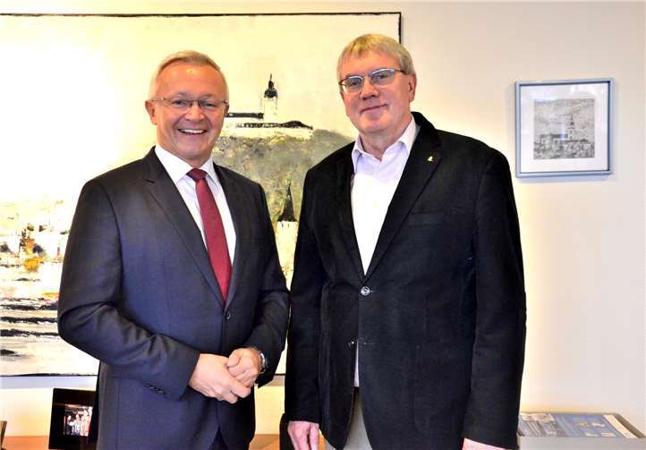 Landrat Achim Hallerbach zu Gast im Siegburger Kreishaus. Privat