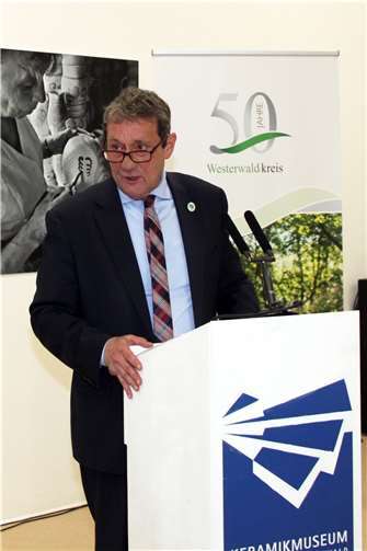 Landrat Achim Schwickert gab einen Einblick in 50 Jahre Westerwaldkreis.
