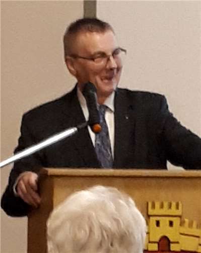 Landrat Dr. Saftig bei seiner Rede.  CDU Weißenthurm