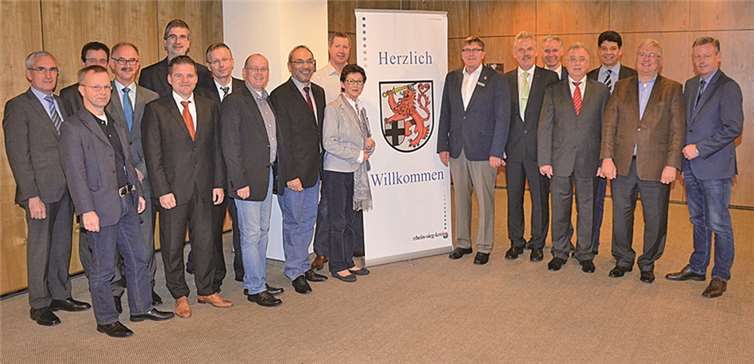 Landrat Schuster begrüßt Bürgermeisterinnen und Bürgermeister des Kreises im Siegburger Kreishaus. Rhein-Sieg-Kreis