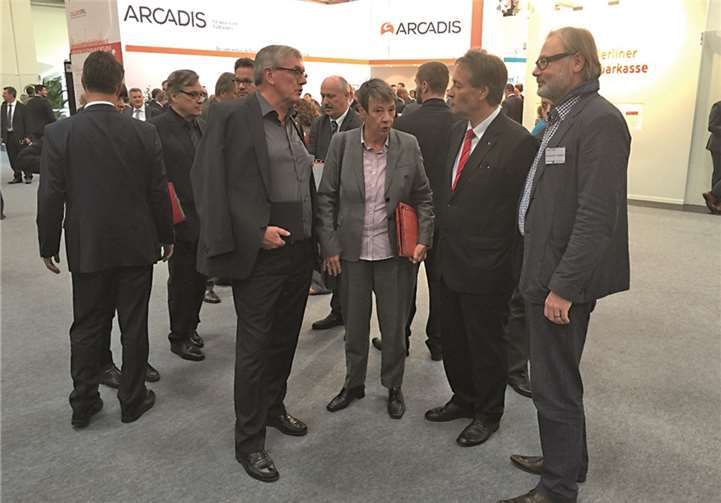 Landrat Sebastian Schuster, Ministerin Bärbel Hendricks, Oberbürgermeister Jürgen Nimptsch und Thomas Spitz, Wirtschaftsförderung Bad Neuenahr/Ahrweiler (v.l.).Rhein-Sieg-Kreis