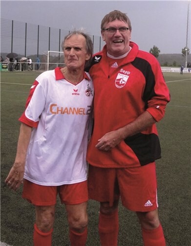 Landrat Sebastian Schuster zusammen mit Wolfgang Overath. Privat