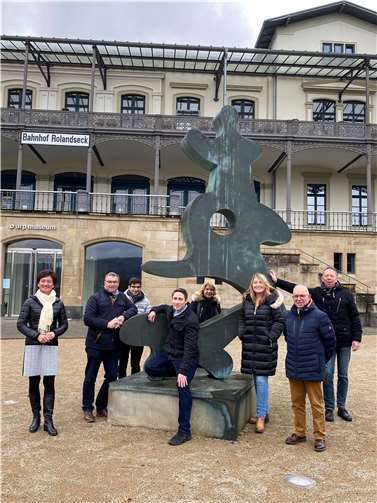 Landratskandidat Horst Gies MdL (2.v.l.), Petra Schneider MdL (ganz links), CDU-Vorsitzende Remagen Herta Lauer (3. v.r.), weitere Mitglieder des CDU-Stadtverbandes Remagen. Foto: privat