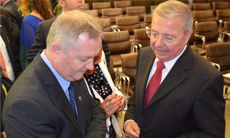 Landratskollege Dariusz Kwasniewski aus dem Kreis Bunzlau kam, um Frithjof Kühn zu verabschieden. Rhein-Sieg-Kreis