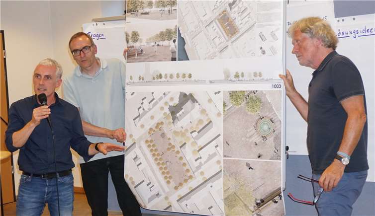 Landschaftsarchitekt Joachim Evers stellt seine Gewinner Planung zum neuen Marktplatz vor FF