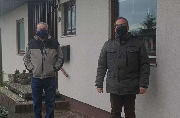 Landtagskandidat Lutz Katzwinkel (li.) und Holger Wolf. Foto: privat