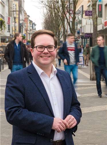 Landtagskandidat Pascal Badziong und die CDU-Stadtratsfraktion fordern ein Soforthilfe-Programm für die Neuwieder Innenstadt (Foto 2019).Foto: CDU