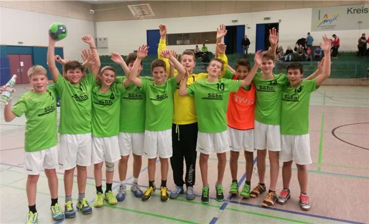 Lange Zeit hielt die C-Jugend von Grün-Weiß Mendig gegen die körperlich starken Gäste gut mit.privat