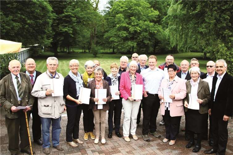 Langjährige CDU-Mitglieder wurden geehrt. privat