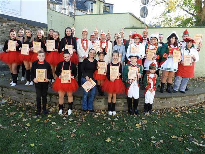 Langjährige Mitglieder wurden geehrt.