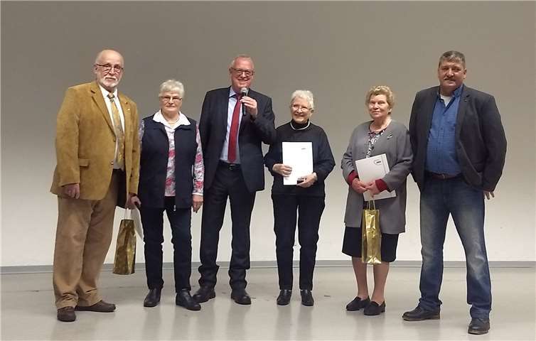 Langjährige Mitglieder wurden geehrt. privat