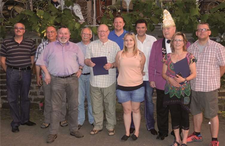 Langjährige und verdiente Mitglieder der CKG konnten sich anlässlich der JHV über willkommene Ehrungen freuen.  Privat