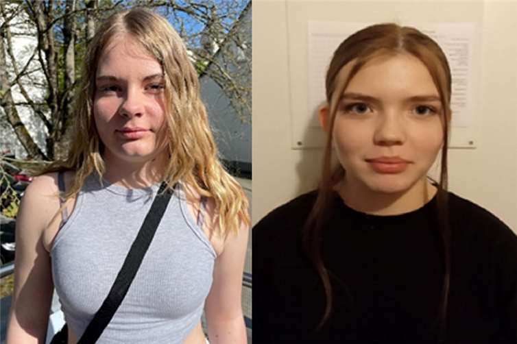 Lara Sofie Fritz und Celine Müller werden gesucht.