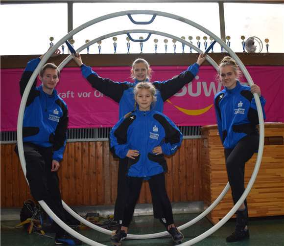 Lara Walscheid, Antonia Haas, Sarah und Tobias Seiler des TV Remagen.privat