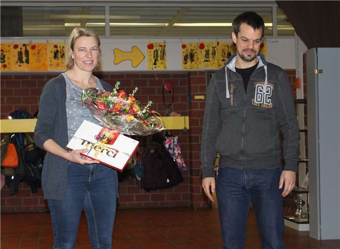 Larissa Bergen bekam einen gebührenden Abschied.privat