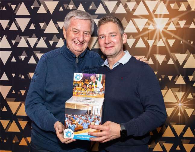 Lars Brennecke mit Reiner Meutsch (li.).Foto: privat