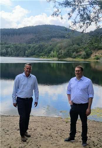 Lars Dahlhoff und Sebastian Goerke trafen sich zum Gespräch in der Goldenen Meile.