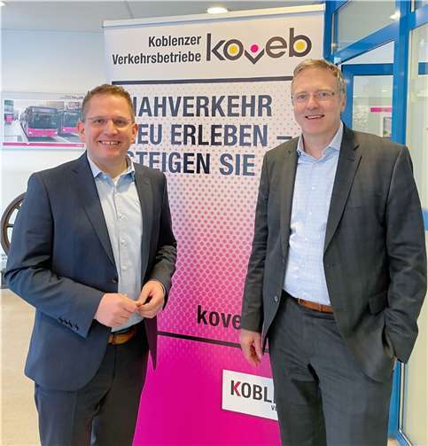 Lars Hörnig (li.) und Hansjörg Kunz. Foto: koveb