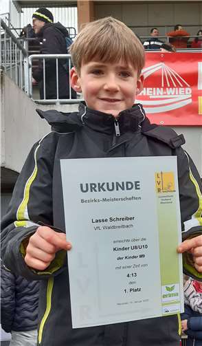 Lasse Schreiber war in Neuwied nicht zu schlagen.Fotos: privat