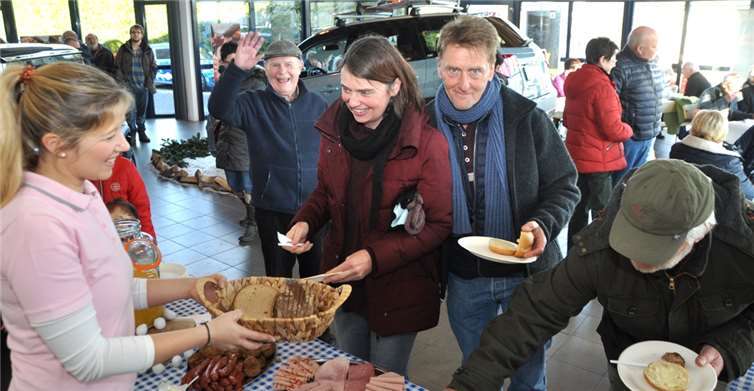 „Lasst es euch schmecken“ - nun, es war genug vorhanden.