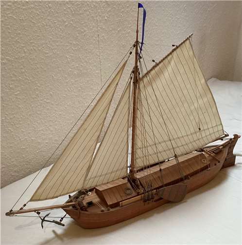 Lastenschiffe wie diese Aak waren das Rückgrat des Rheinhandels Mitte des 19.Jahrhunderts, bevor sie durch die Eisenbahn abgelöst wurden.  Foto: Thomas Napp