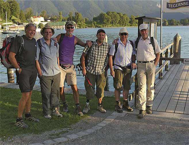 Lauftreff Puderbach erholte sich nach anstrengender Wandertour am Tegernsee.privat