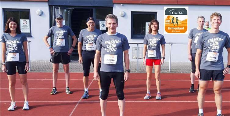 Lauftreff Puderbach nimmt mit am virtuellen Münz Firmenlauf 2020 teil. Foto: Lauftreff Puderbach/Gerd Schumacher