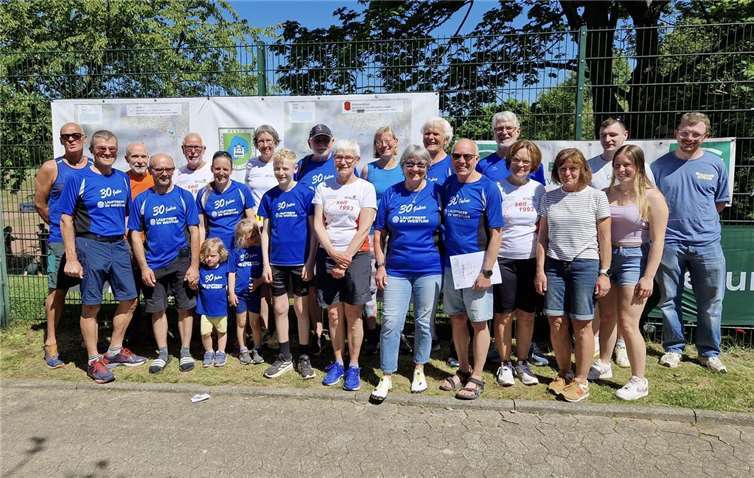 Lauftreff SV Westum beim beliebten Lohner’s Vulkan-Marathon.Foto: Christiane Gassen