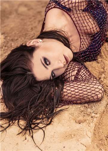 Laura Herter beim Fotoshooting auf Fuerteventura. Foto: Maik Rietentidt