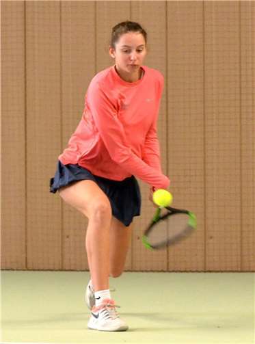 Laura Schmitz vom HTC Bad Neuenahr musste sich erst im Matchtiebreak geschlagen geben.
