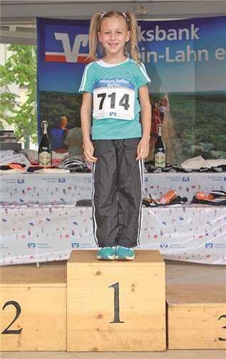 Laura auf dem gewohnten 1. Platz.