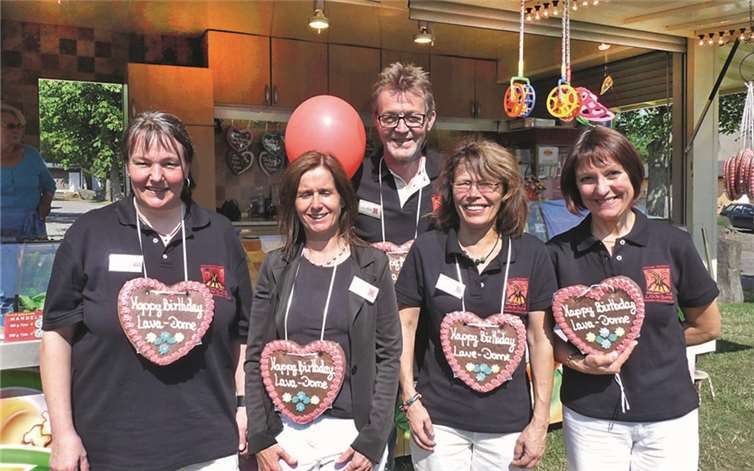 Lava-Dome-Leiter Helmut Koll und sein Team hatten das Geburtstagswochenende mit viel Liebe zum Detail organisiert und realisiert.