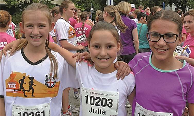 Lea Dahlke, Aline Heitz und Paulina Sohni waren sehr erfolgreich.