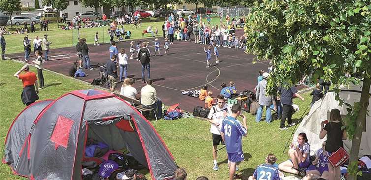 Lebendig ging es zu, bei den diesjähren Sporttagen der SG Ollheim-Straßfeld. privat