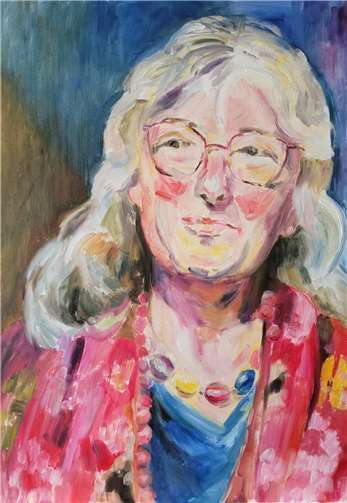 Lebhafte Farben und ein plastischer Pinselstrich sind charakteristisch für die Arbeiten der Künstlerin Thea Thomasch. Neben Landschaftsbildern und Porträts malt sie auch Stillleben.