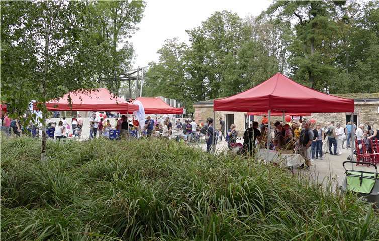 Lebhafter Andrang herrschte beim Familientag der BUGA-Freunde im Werk Bleidenberg. Foto: BUGA-Freunde