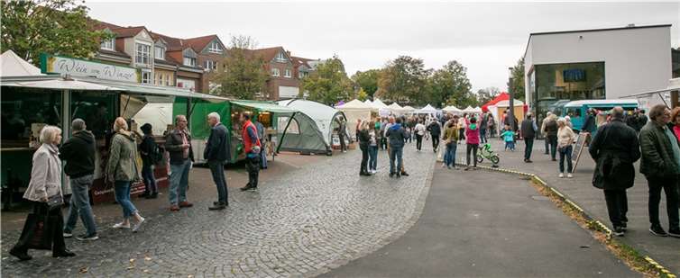 Lebhafter Betrieb herrschte beim Herbstmarkt auf dem Himmeroder Hof in Rheinbach. Fotos: -JOST-