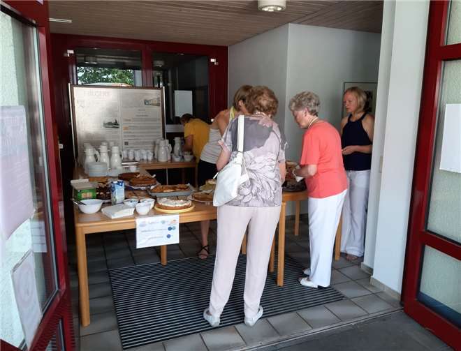 Leckeren Kuchen gab es am Sonntagnachmittag